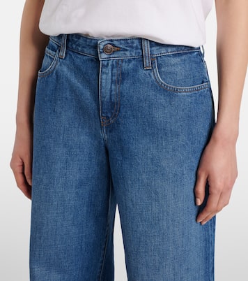 Jeans a gamba larga e vita alta Eglitta | The Row