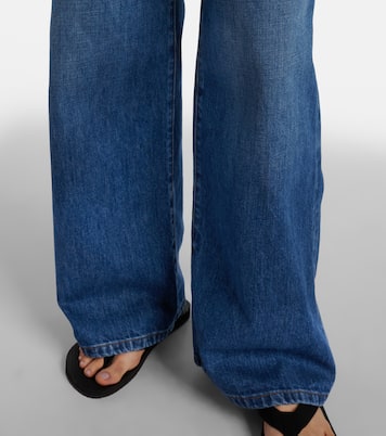 Jeans a gamba larga e vita alta Eglitta | The Row