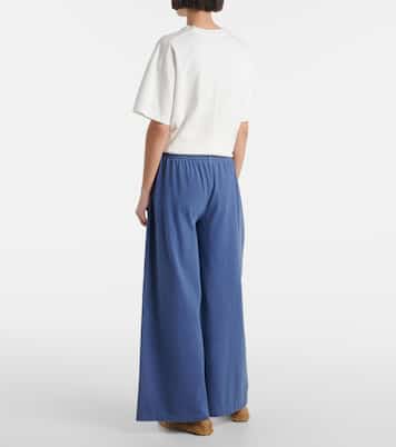Ukira mid-rise cotton wide-leg pants | The Row