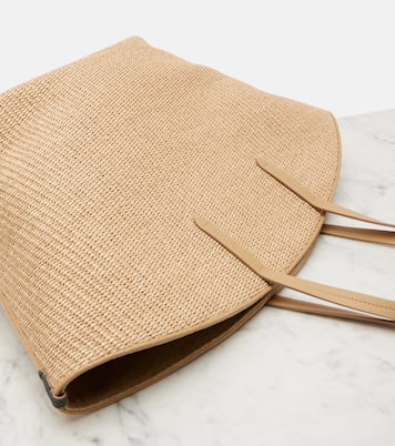 Tote Large aus Raffiabast mit Leder | Brunello Cucinelli