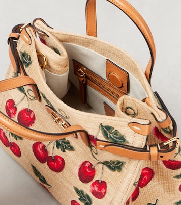 Antibes Cherryfic Small jacquard tote bag | Valentino Garavani