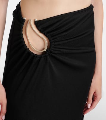 Paisley gathered maxi skirt | Christopher Esber