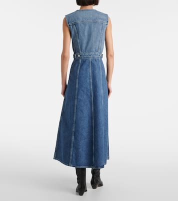 Vestido midi Idalene en denim | Citizens of Humanity