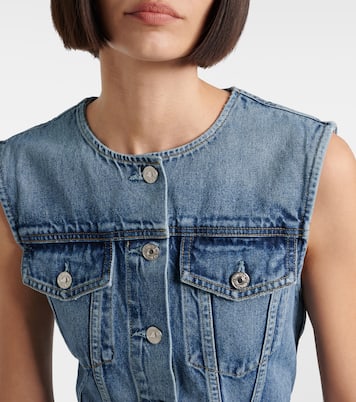 Vestido midi Idalene en denim | Citizens of Humanity