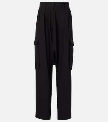 Draped mid-rise cargo pants | Loewe