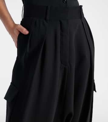 Draped mid-rise cargo pants | Loewe