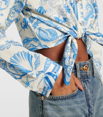 Crop top Underwater Barocco | Versace