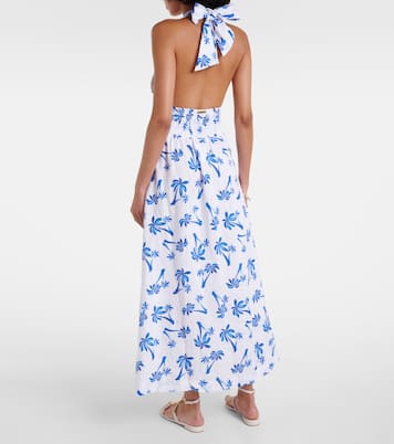 Maxikleid Palm Beach aus Leinen | Heidi Klein