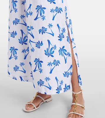 Maxikleid Palm Beach aus Leinen | Heidi Klein