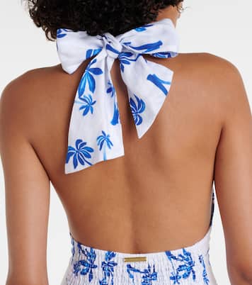 Maxikleid Palm Beach aus Leinen | Heidi Klein