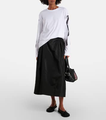 T-shirt in jersey di cotone con stampa | Simone Rocha