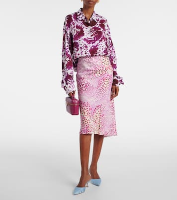 Mules Carolyne 50 de satén | Manolo Blahnik