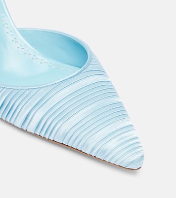 Mules Carolyne 50 de satén | Manolo Blahnik
