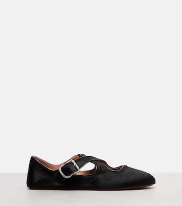 Calf hair ballet flats | Alaïa