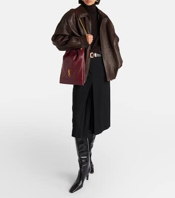 Jamie Cassandre Large leather shoulder bag | Saint Laurent
