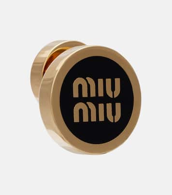 Pendientes de botón con logo | Miu Miu