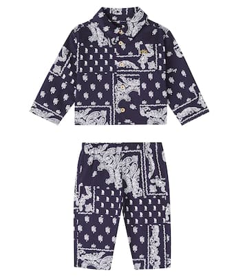 Baby Luis cotton shirt and pants set | The New Society