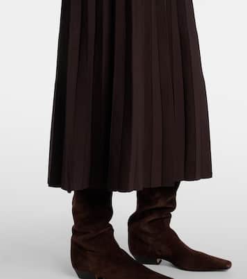 Lena pleated midi skirt | Staud