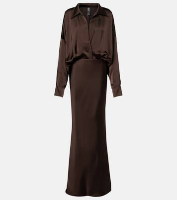 Satin gown | Norma Kamali