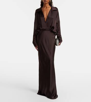 Satin gown | Norma Kamali