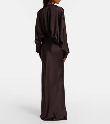 Satin gown | Norma Kamali