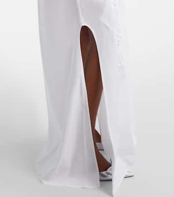Embroidered cotton-blend gown | Carolina Herrera