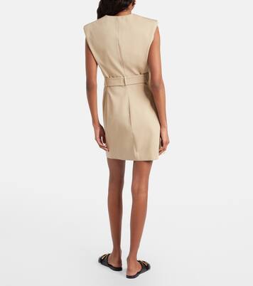 Belted cotton minidress | Balmain