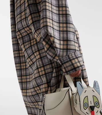 Reversible wool and cashmere coat | Loewe