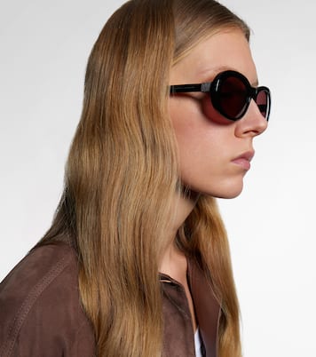 Claire Monili oval sunglasses | Brunello Cucinelli