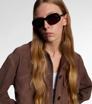 Claire Monili oval sunglasses | Brunello Cucinelli