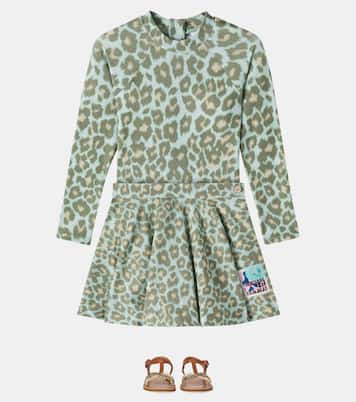 Leopard-print cotton skirt | Zimmermann Kids