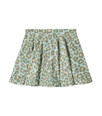 Leopard-print cotton skirt | Zimmermann Kids