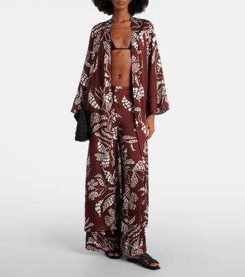 Pantaloni Clea a vita alta e gamba larga | Poupette St Barth