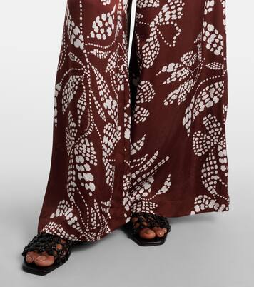 Pantaloni Clea a vita alta e gamba larga | Poupette St Barth