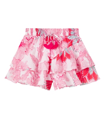 Thalia ruffled cotton shorts | Poupette St Barth Kids
