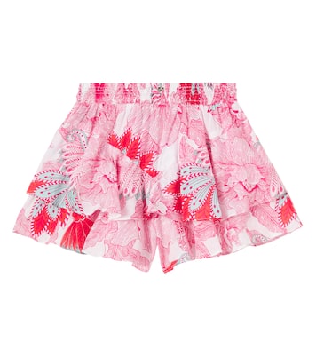 Thalia ruffled cotton shorts | Poupette St Barth Kids