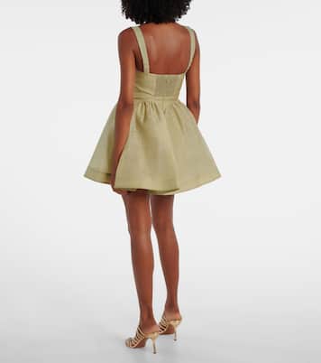 Rebellion linen and silk organza minidress | Zimmermann