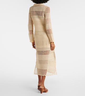 Wanderlust crochet cotton-blend midi dress | Zimmermann