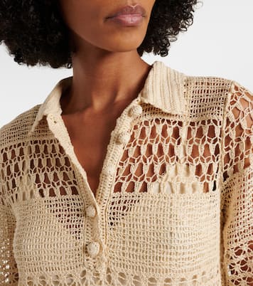 Wanderlust crochet cotton-blend midi dress | Zimmermann