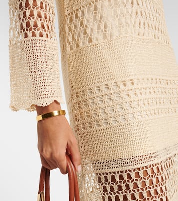 Wanderlust crochet cotton-blend midi dress | Zimmermann