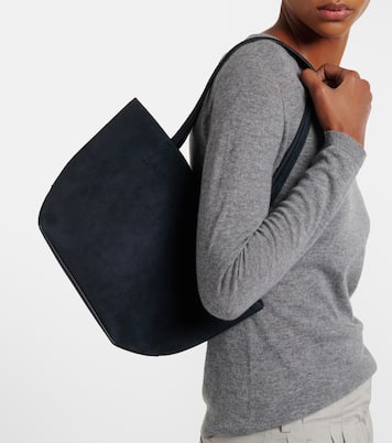 Park Edge Medium suede tote bag | The Row