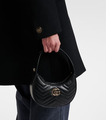 Bolso al hombro GG Marmont Small de piel | Gucci