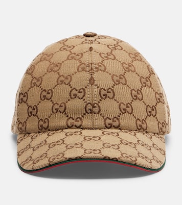 GG Supreme Canvas cotton-blend baseball cap | Gucci