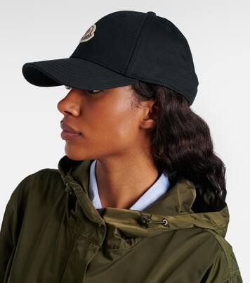Logo cotton baseball cap | Moncler
