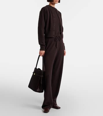 Run cashmere-blend sweatpants | Extreme Cashmere