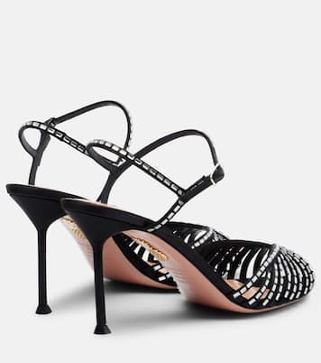 Hold Me 85水晶缀饰凉鞋 | Aquazzura