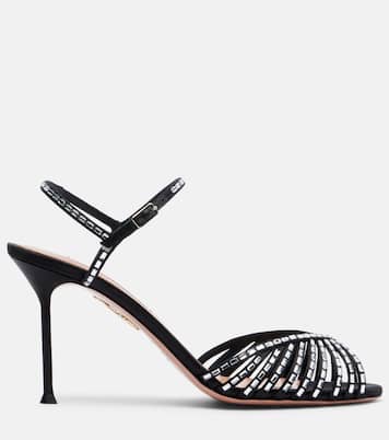 Hold Me 85水晶缀饰凉鞋 | Aquazzura