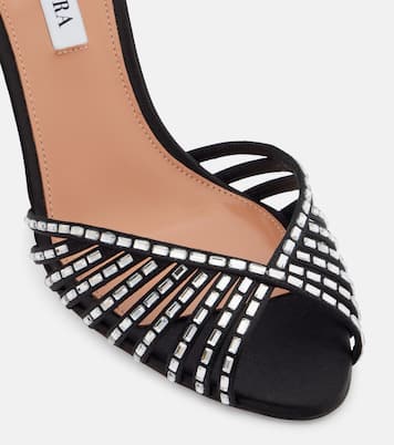 Hold Me 85水晶缀饰凉鞋 | Aquazzura