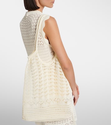 Ocre crochet shoulder bag | Eres