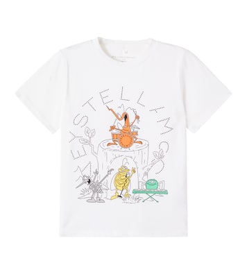 Logo printed cotton jersey T-shirt | Stella McCartney Kids
